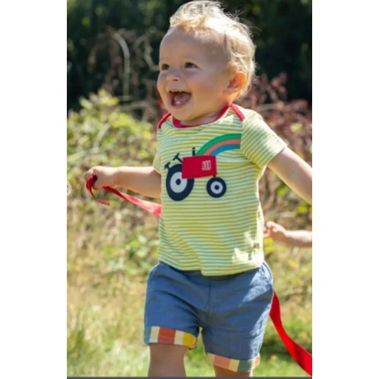 Top - FRUGI - BOBSTER - Green stripe and Tractor - SALE